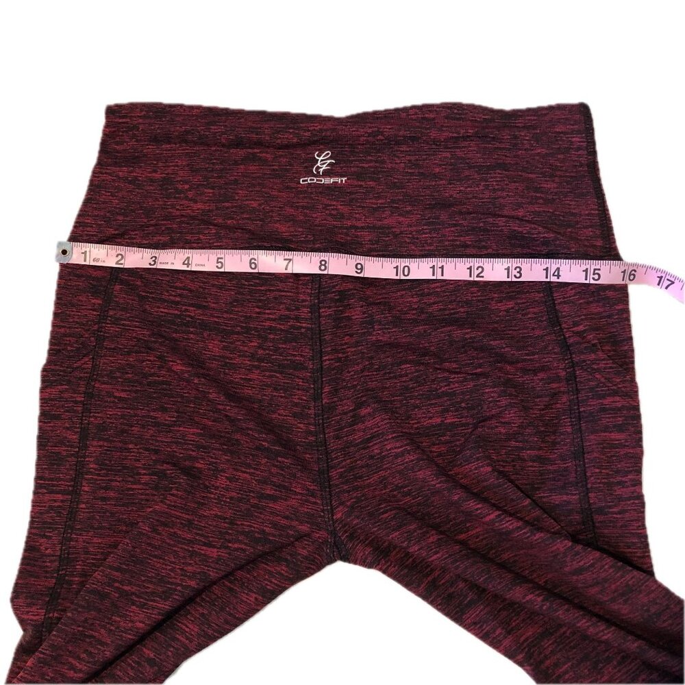 Codefit Women Yoga Workout Capri Leggings 2 Pockets Size Large - Picture 10 of 15